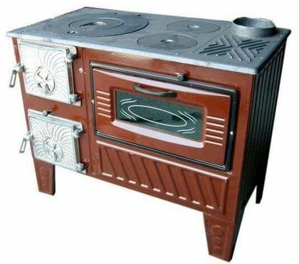 Отопительно-варочная печь МастерПечь ПВ-03 с духовым шкафом, 7.5 кВт в Иванове