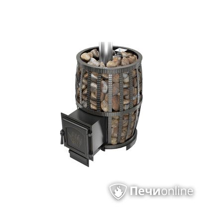 Дровяная печь-каменка Везувий Легенда Русский пар Ковка 18 (271) в Иванове