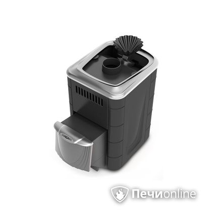 Дровяная печь-каменка TMF Гейзер Мини 2016 Inox ДН ЗК антрацит в Иванове