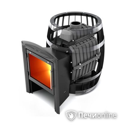 Дровяная печь-каменка TMF Саяны Cast Витра в Иванове
