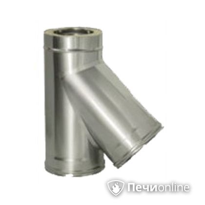 Дымоход Дымок Тройник 45° с изоляцией 0.5 мм. ТRFR45 200/280 в Иванове