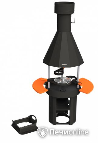 Гриль барбекю GrillD Grill-center 800  (с полками) в Иванове