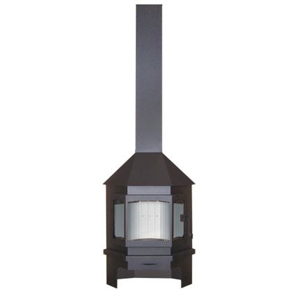 Печь-камин Бавария (Экокамин) угловая мюнхен, графит в Иванове