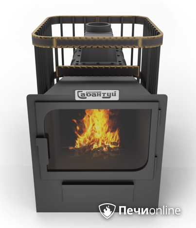 Дровяные печи-каменки Сабантуй Квадро Чугун 24 панорама в Иванове