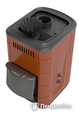 Дровяная печь-каменка TMF Гейзер Мини 2016 Carbon ДА КТК ЗК ТО терракота в Иванове