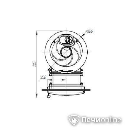 Дровяная печь-каменка Прометалл Атмосфера L ламель Окаменевшее дерево наборный рисунок в Иванове