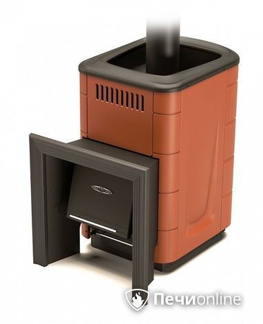 Газодровяная банная печь TMF Оранж Блю Carbon терракота в Иванове