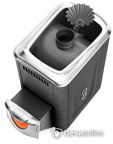 Дровяная банная печь TMF Ангара 2012 Inox ДНС ЗК ТО антрацит в Иванове