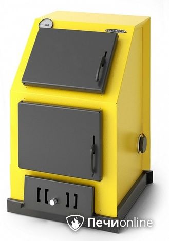 Твердотопливный котел TMF Оптимус Лайт 16кВт под АРТ и ТЭН желтый в Иванове