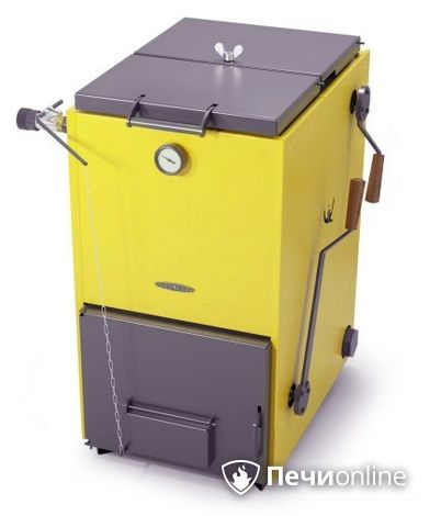Твердотопливный котел TMF Цельсий Лайт 20кВт под АРТ и ТЭН желтый в Иванове
