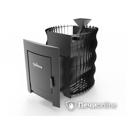 Дровяная банная печь Протопи Вулкан 18 Подкова в Иванове