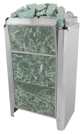 Электрокаменка для сауны Политех Kristina Classic Stone облицованная змеевиком 16 кВт в Иванове