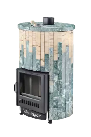 Печь для бани Ферингер  Уют-18 ПФ (Змеевик+"Окаменевшее дерево") в Иванове