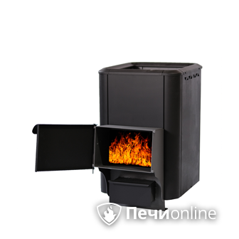 Дровяная банная печь НМК Сибирь сталь 6 мм в Иванове