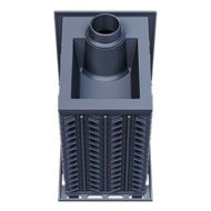 Дровяная банная печь Гефест 25 чугунная дверца