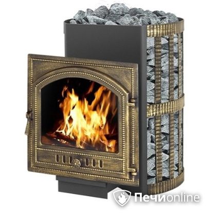 Дровяная банная печь Везувий Скиф Ковка 22 (205) в Иванове