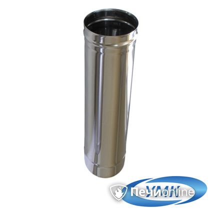 Дымоход УМК Труба D80 L=0.5 м 0.5 мм. нержавейка в Иванове
