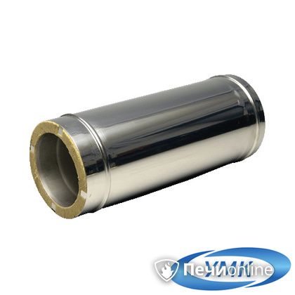 Дымоход УМК Сэндвич-труба 0.5м 150х210 Н+Н 0.5мм 0.5мм по воде в Иванове