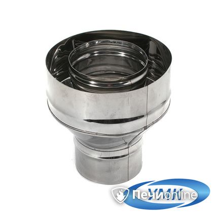 Дымоход УМК Старт-сэндвич холодный D=115х200 Н+Оц 0.5мм по воде в Иванове