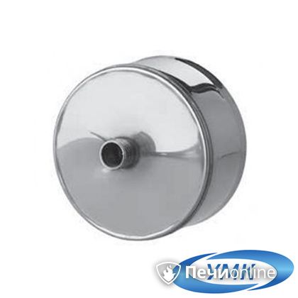  УМК Заглушка с конденсатоотводом D160 0.5 мм нержавейка внутренняя в Иванове