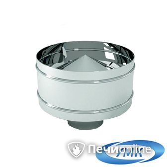 Дымоход УМК Оголовок с дефлектором D80х160 Н+Оц 0.5мм 0.5мм по воде в Иванове