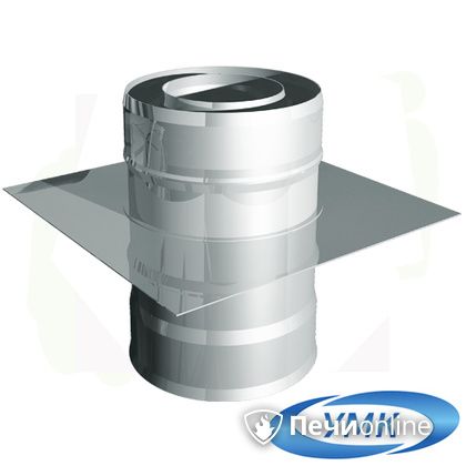 Дымоход УМК Монтажная площадка D150х210 Н+Н 1,0мм 0,5мм по воде в Иванове