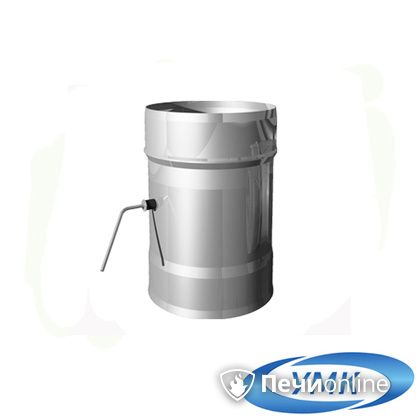  УМК Шибер поворотный D80 0.5 мм нержавейка в Иванове