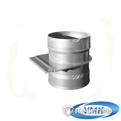  УМК Шибер-задвижка D120 1.0 мм нержавейка в Иванове