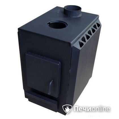 Печь буржуйка УЗПО Теплушка 200 с варочной поверхностью антрацит в Иванове