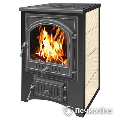 Печь-камин Везувий ПК-01(205) с варочной плитой бежевый в Иванове