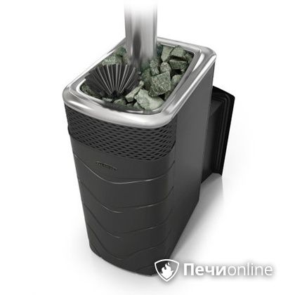 Дровяная банная печь TMF Гейзер XXL 2017 Inox Витра закрытая каменка антрацит в Иванове