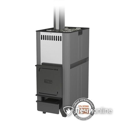 Дровяная банная печь Костёр 14 К без выносного топливного тоннеля в Иванове