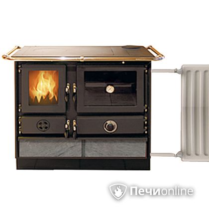 Отопительно-варочная печь MBS Super Thermo Magnum Stone R с духовым шкафом и теплообменником в Иванове