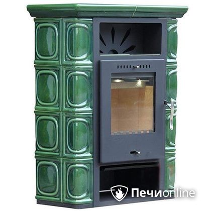 Печь-камин Thorma Borgholm Keramik TOP (черн./TOP оливк.-зел.)  в Иванове