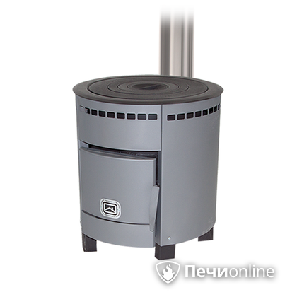 Печь-буржуйка Теплодар Печурка с чугунной плитой под казан в Иванове
